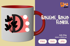 Boheme Boho Floral Monogram Product Image 1