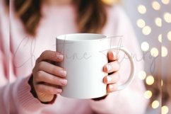 Valentine&#039;s Mug Mockup In Hands | Valentine&#039;s Day Mockup Product Image 3