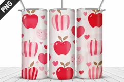Lovely Hearts Tumbler Design | Valentine's Day Tumbler Wrap Product Image 4