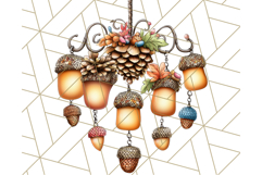 Fall Fairy House Clipart PNG, Autumn Homes and Decor Product Image 5
