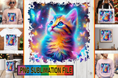 Unique Tote Bag Designs PNG, Cat Product Image 1