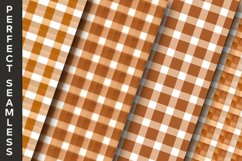 Bronze Gingham Digital Papers 10 Variations Product Image 5