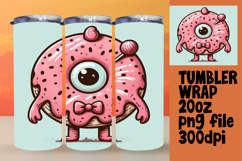 CUSTOM 20oz Tumbler Template for Gifts , Monster Product Image 1