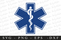 Star of life SVG | SVG Cut files | Cricut Product Image 1