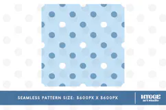 American 4th of July Coquette Polka Dot Seamless Pattern DTF Product Image 2