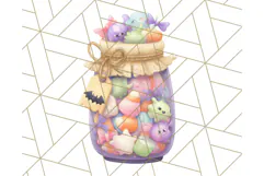 Haunted Sweet Shoppe PNG Clipart, Pastel Halloween Bakery Product Image 5