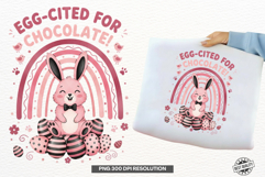 Easter Cute Bunny Png Sublimation Product Image 1