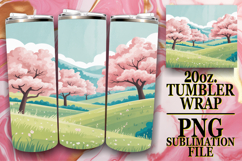 WHIMSICAL MOMENTS 20oz TUMBLER WRAP, Spring Product Image 1