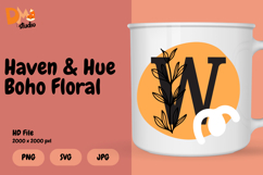 Haven &amp; Hue Boho Floral Monogram Product Image 1