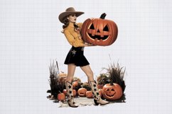 Vintage Witch Halloween Sublimation PNG Product Image 1