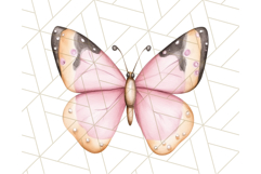 Pastel Pink Fairy Garden Clipart, Enchanted Cottagecore Png Product Image 5