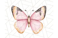 Pastel Pink Fairy Garden Clipart, Enchanted Cottagecore Png Product Image 5