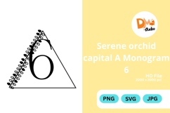 Serene Orchid Capital Monogram Product Image 1