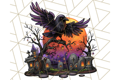 Enchanted Graveyard Halloween PNG Clipart Product Image 5