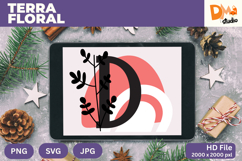 Terra Floral Monogram Product Image 1
