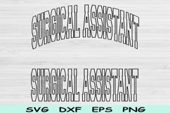 Surgical Assistant Svg Dxf Cut Files, Surgical Assistant Png Product Image 1