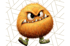 Quirky Monster Clipart PNG, Funny Spooky Creatures Product Image 5