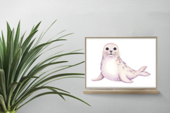 Cute Spotted Seal Marine Animal Ocean Pup PNG Summer Product Image 2