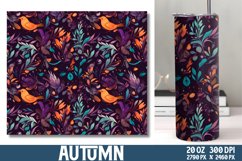Autumn Tumbler Wrap, Tumbler Wrap PNG Product Image 1