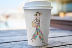 Fashionable Summer Girl Clipart Product Image 5