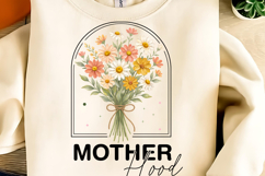 Mother's Day PNG, She is Mom PNG, Boho Mama Floral PNG, Mama Product Image 5