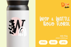 Wisp &amp; Wattle Boho Floral Monogram Product Image 1