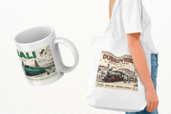 Old Train Travel PNG illustrations Product Image 3