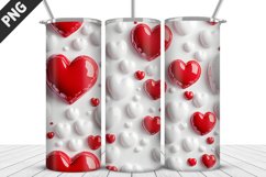 Valentines Love Skinny Tumbler PNG Wrap| Valentines Tumbler Product Image 2