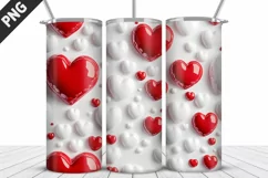 Valentines Love Skinny Tumbler PNG Wrap| Valentines Tumbler Product Image 2