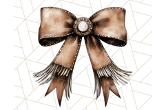 Western Style Bow PNG, Cute Cowboy, Cowgirl Coquette Png Product Image 5