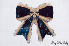 Luxury Blue And Gold Christmas Clipart PNG Product Image 1