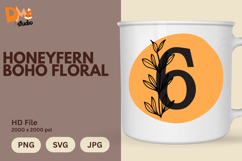 Honeyfern Boho Floral Monogram Product Image 1