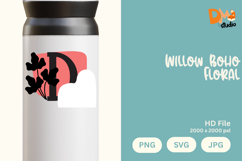 Willow Boho Floral Monogram Product Image 1