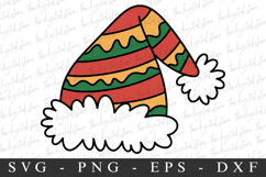 Santa Hat Svg | Christmas svg | Svg cut file Product Image 1