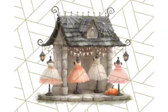 Halloween Candy Shop Clipart PNG, Trick or Treat Clip Art Product Image 5