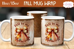Fall is my favorite color mug wrap sublimation PNG 11oz 15oz Product Image 2