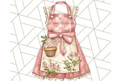 Cottagecore Kitchen Mixer, Apron PNG Clipart, Retro Floral Product Image 5