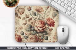 Vintage Mouse Pad Sublimation PNG Design - Mouse Pad PNG Product Image 1