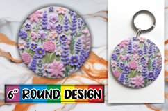 Joyful Spring Flowers Keychain Product Image 1