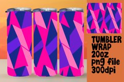 Neon Rhythm Sublimation Wraps 20oz Product Image 1