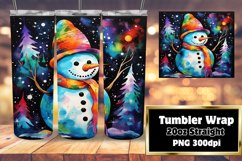 Winter's Glow 20oz Christmas Tumbler Art Product Image 1