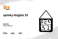 Spooky Dingbats Product Image 1
