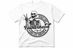 Fatherhood Skeleton Laser Cut SVG Product Image 2