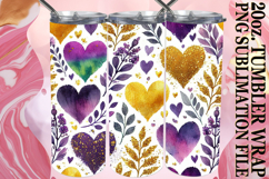 RADIANT SPIRITS 20oz TUMBLER WRAP, Heart Product Image 1