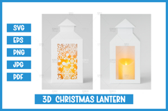 11 Christmas lanterns SVG I Christmas paper cut SVG Product Image 10