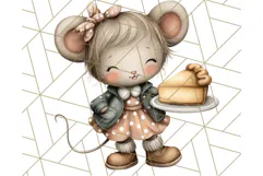 Thanksgiving Woodland Animals Clipart PNG Product Image 5