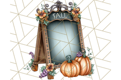 Fall Market Stall Clipart PNG, Rustic Autumn Clip Art Product Image 5