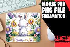 CHEERFUL MOUSE PAD INSPIRATIONAL PNG, Easter Product Image 1