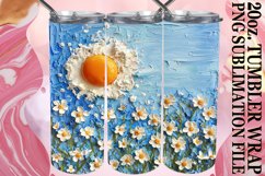 Festive Egg Bloom Sublimation Designs Product Image 1