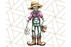 Bold Zombie Clipart PNG, Creepy Halloween Clip Art Product Image 5